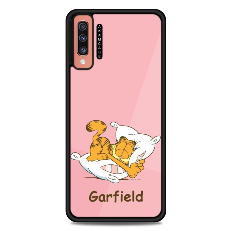 کاور آکام مدل AMC-WSGA70-GARFIELD5 مناسب برای گوشی موبایل سامسونگ Galaxy A70