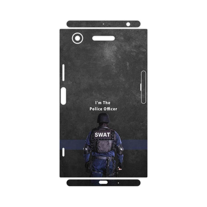 برچسب پوششی ماهوت مدل Police Officer-FullSkin مناسب برای گوشی موبایل سونی Xperia XZ1