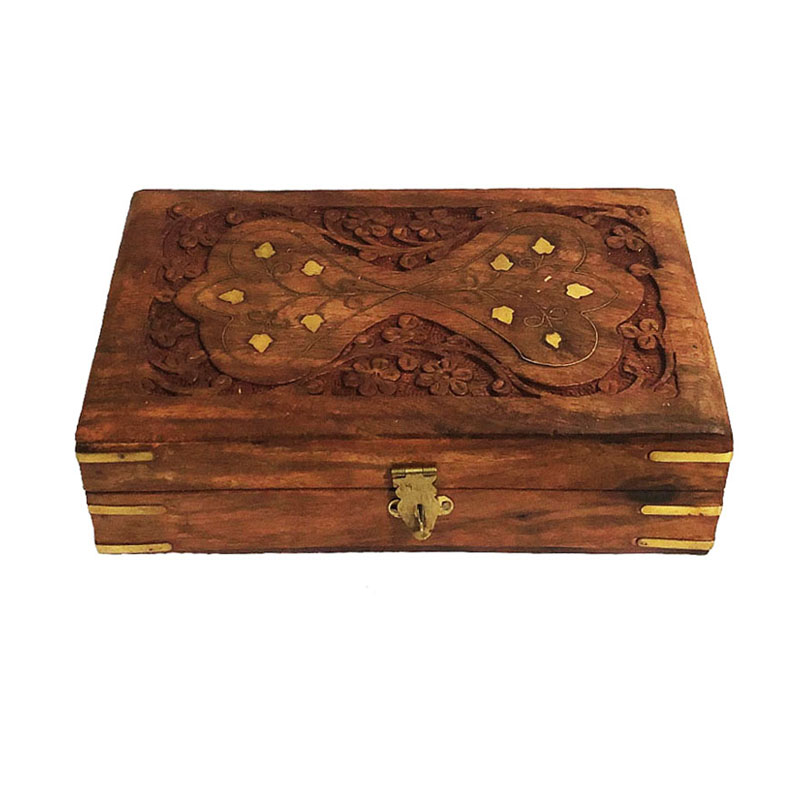 wood carving jewelry box , code 40