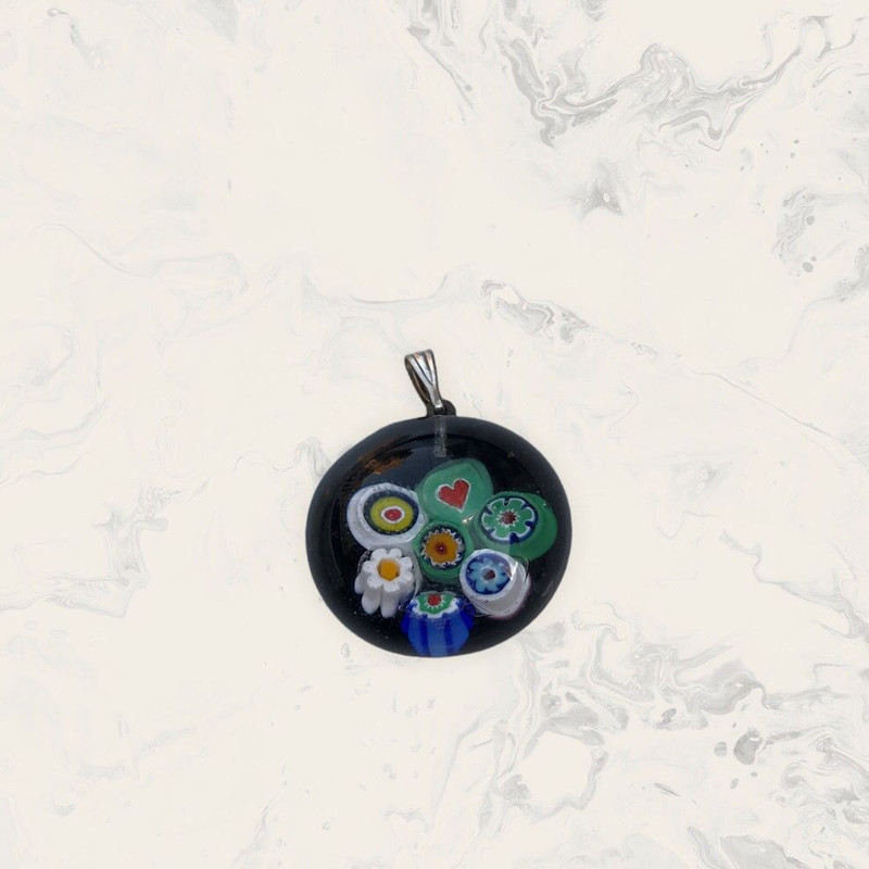 آویز گردنبند دخترانه مدل چشم نظر شیشه ای آویز گردنبند دخترانه مدل چشم نظر شیشه ای