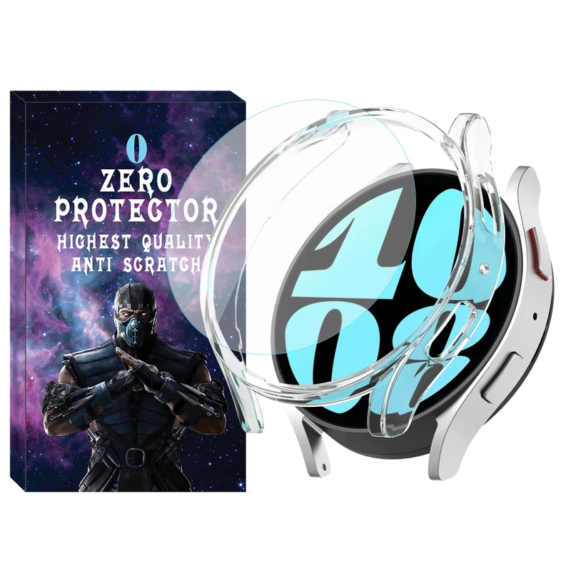 کاور زیرو مدل ZR-360 مناسب برای ساعت هوشمند سامسونگ Galaxy Watch 6 40mm به همراه محافظ صفحه نمایش