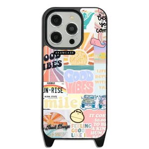 AKAM AMCWLA15PRO-GOOD VIBES12 Cover For Apple iPhone 15 Pro
