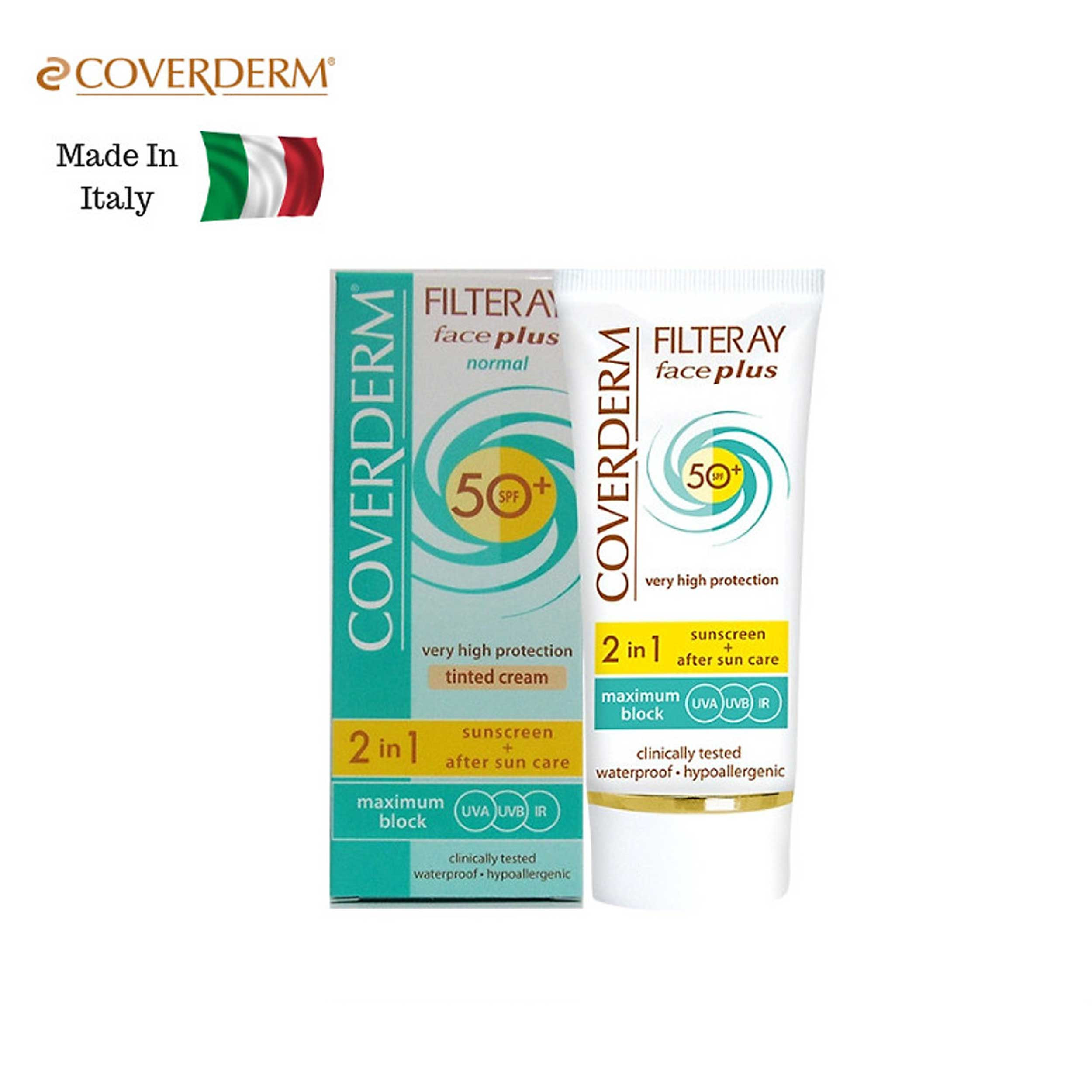 کرم ضد آفتاب رنگی کاوردرم SPF 50 مدل 01 مناسب برای پوست های معمولی حجم 50 میلی لیتر کرم ضد آفتاب رنگی کاوردرم SPF 50 مدل 01 مناسب برای پوست های معمولی حجم 50 میلی لیتر