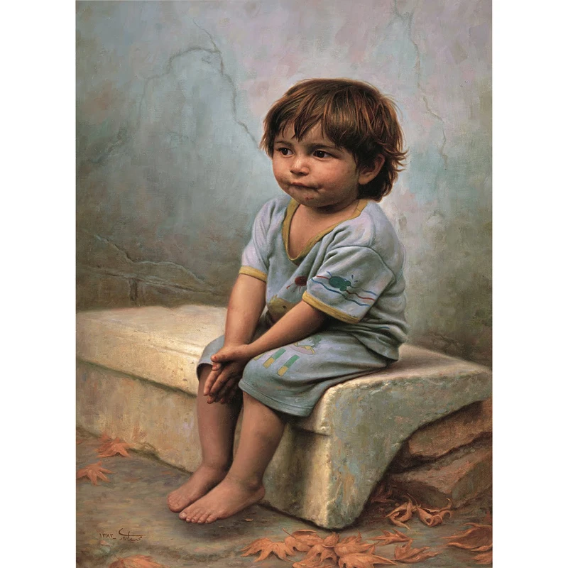مگنت طرح نقاشی پسر بچه مدل T1107