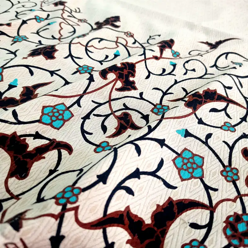 پارچه مانتو طرح پامچال کد P800-A