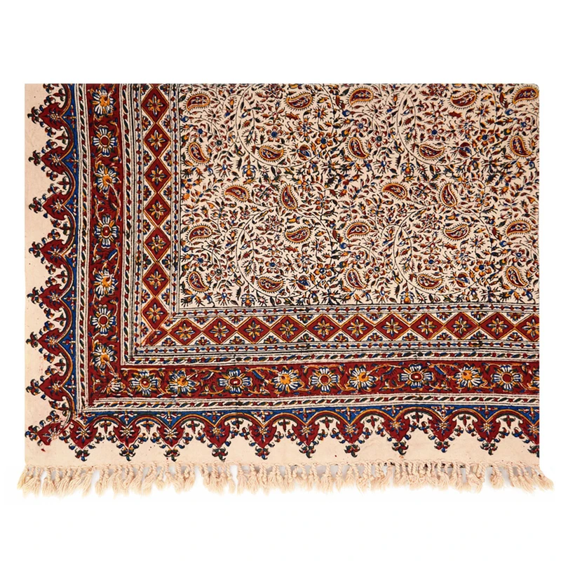 سفره قلمکار سنتی مدل 6 نفره کد 200130-3