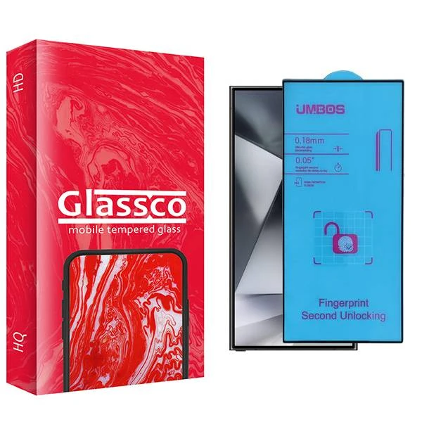 محافظ صفحه نمایش گلس کو مدل CGo1newpkg Umbos مناسب برای گوشی موبایل سامسونگ Galaxy S24 Ultra