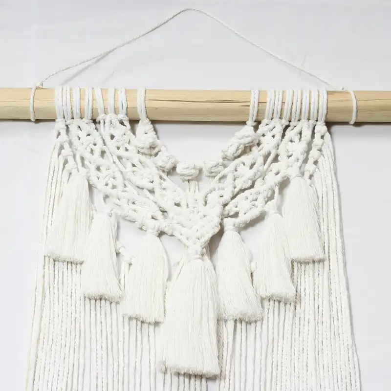 آویز بافتنی مدل مکرومه MacHang491