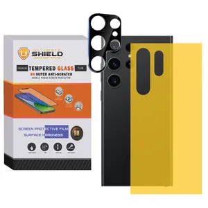 Ultimate Shield 3D-ULB camera lens protector for Samsung Galaxy S23 Ultra with back protector