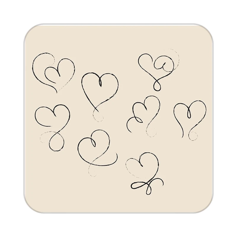 زیر لیوانی کاکتی طرح عاشقانه مدل mp40878