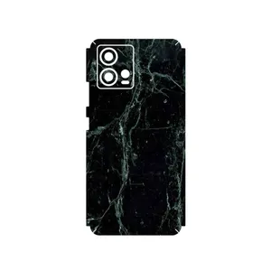 MAHOOT Graphite_Green_Marble Cover Sticker for Motorola Edge 30 Fusion