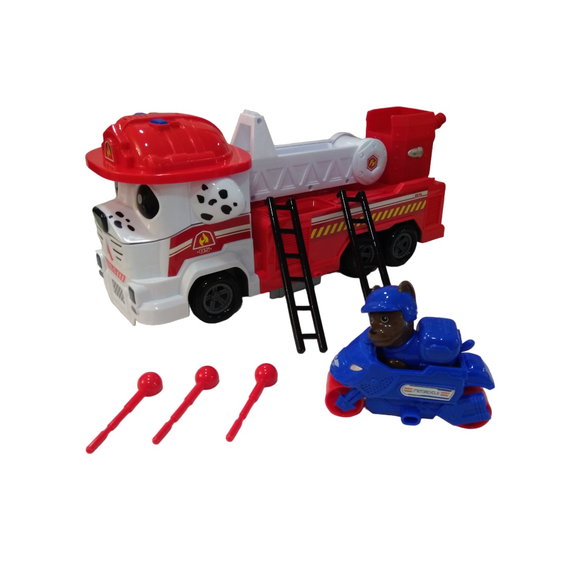 ماشین بازی مدل آتشنشانی طرح سگهای نگهبان