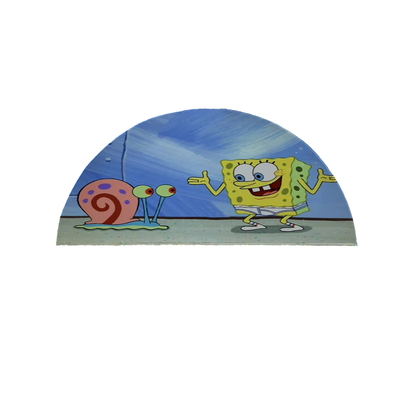 پادری مدل نیم دایره طرح باب اسفنجی کد 8550 سایز 90×45 سانتی متر