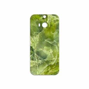 MAHOOT Green Crystal Marble Cover Sticker for HTC One M8