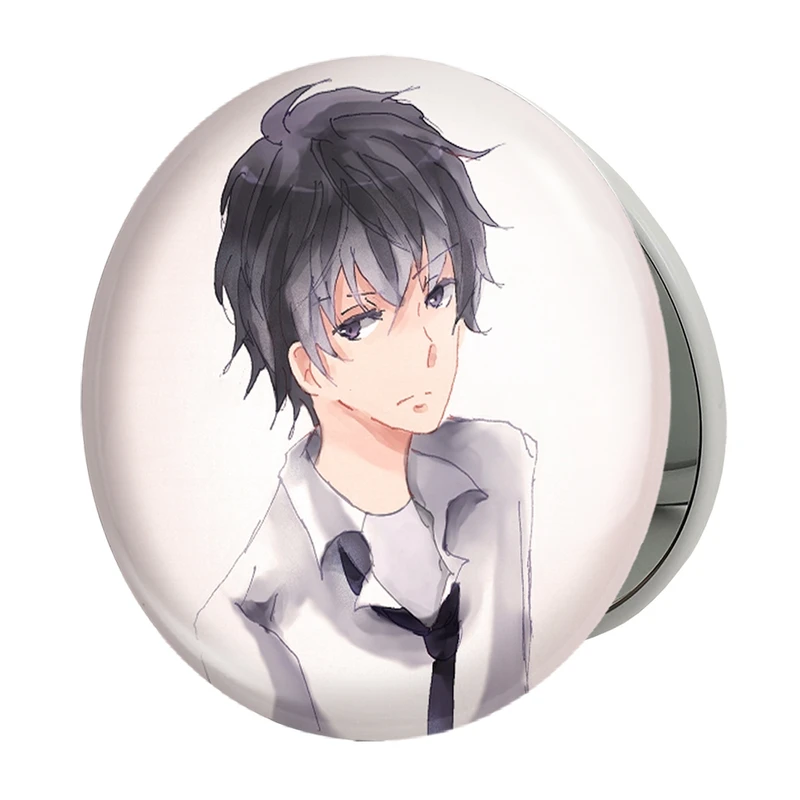 آینه جیبی خندالو طرح ساتومی انیمه گلوله سیاه مدل تاشو کد 35834