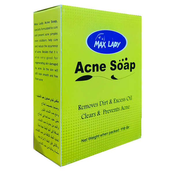صابون شستشو مکس لیدی مدل Acne وزن 110 گرم صابون شستشو مکس لیدی مدل Acne وزن 110 گرم
