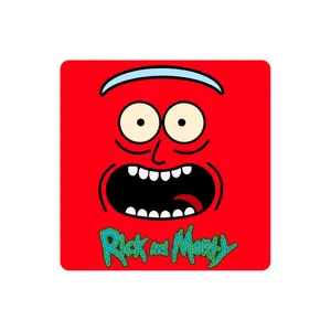 زیر لیوانی طرح ریک و مورتی مدل MC1201