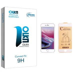 Cooling Olka glass Ceramics Screen Protector For Apple اپل iPhone 8