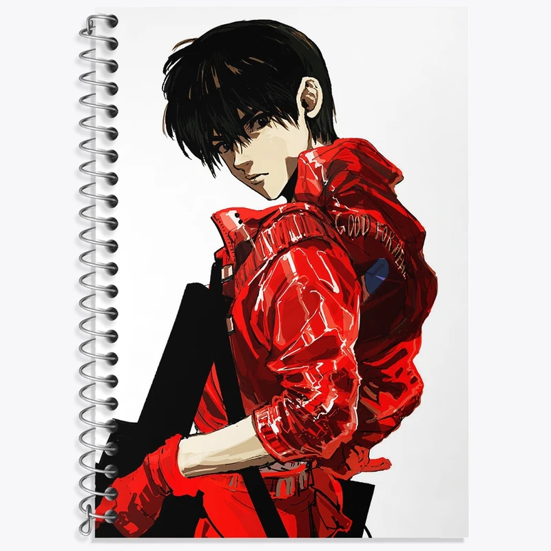 دفتر زبان 50 برگ خندالو مدل سه خط طرح کاندا انیمه آکیرا کد 33355