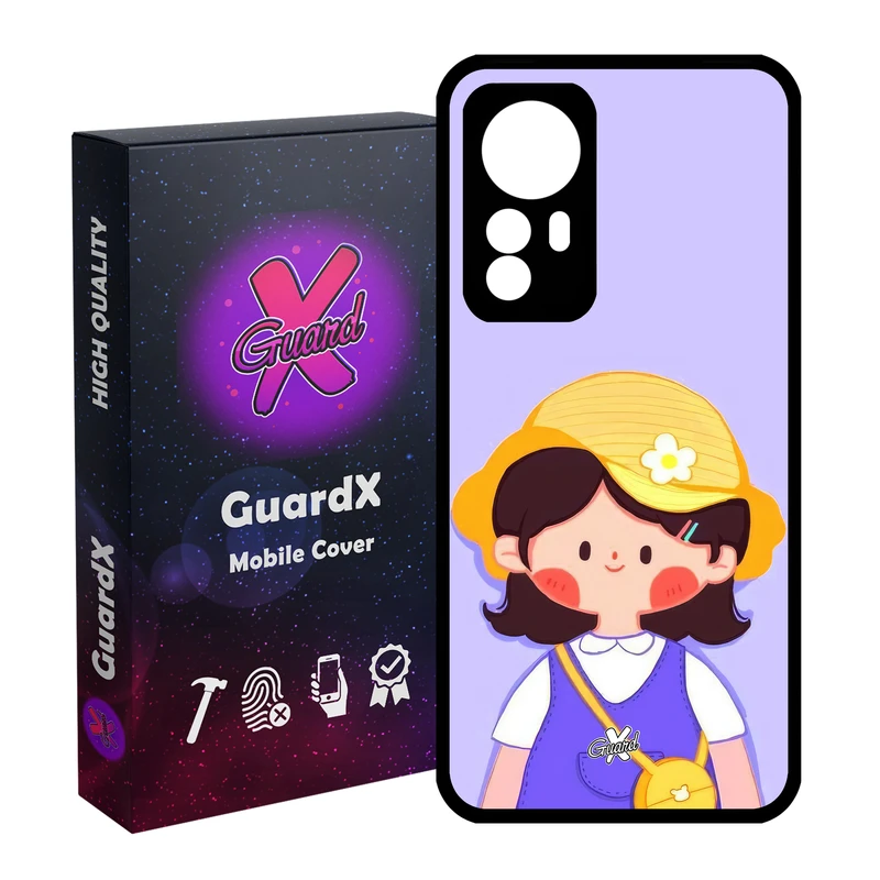 کاور گارد ایکس طرح دختر مدل Glass10651 مناسب برای گوشی موبایل شیائومی Redmi Note 12S