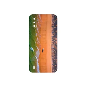 MAHOOT Beach and Green Sea Cover Sticker for Samsung Galaxy M01