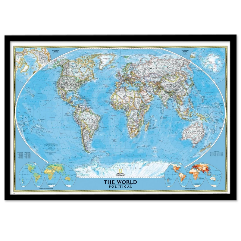 تابلو بکلیت طرح نقشه جهان مدل B-S1297