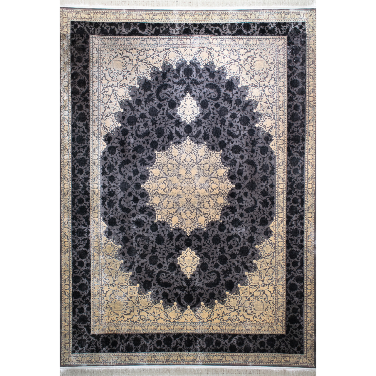 فرش ماشینی افرند  طرح پتینه کد 1063