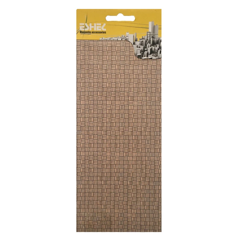 برچسب اشل مدل ماکت سازی زیپاتون طرح آجر سبدی کد 99