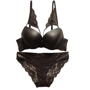 ست شورت و سوتین زنانه مدل چرمی کد 8947 رنگ مشکی