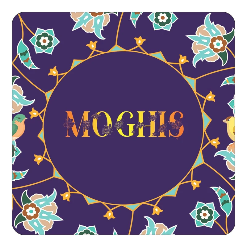 مگنت کاکتی طرح اسم مغیث moghis مدل گل و بلبل کد mg15543