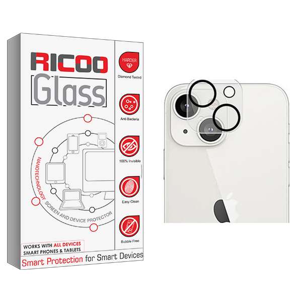محافظ لنز گوشی ریکو مدل Ricoo Glass FLL مناسب برای گوشی موبایل اپل iPhone 13  13 mini