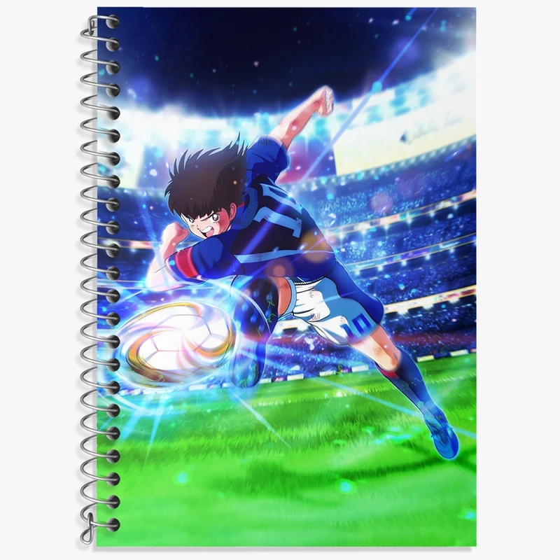 دفتر زبان 50 برگ خندالو مدل سه خط طرح سوباسا فوتبالیست ها کد 37071