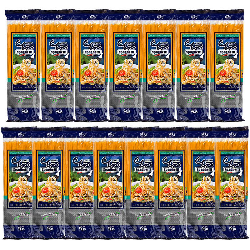 ماکارونی جهان قطر 1.2 - 700 گرم بسته 15 عددی