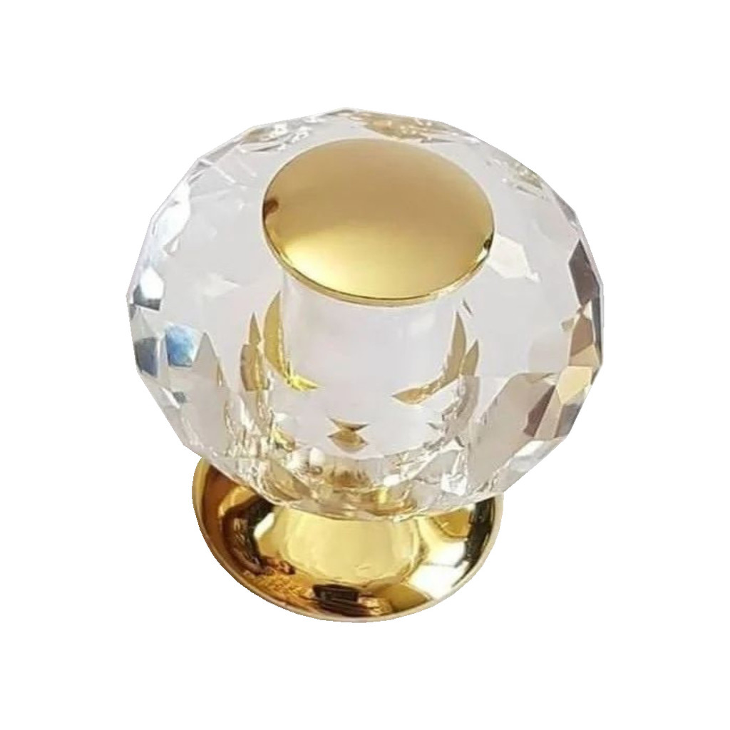 دستگیره کابینت و کمد مدل کریستالی کد KT800 بسته 3 عددی