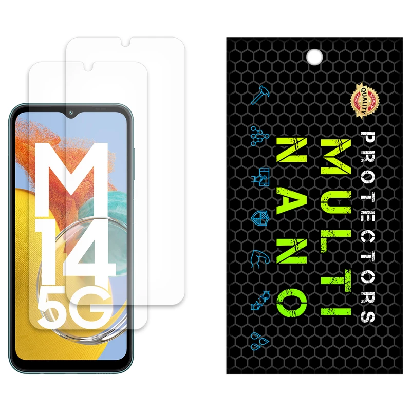 محافظ صفحه نمایش مات مولتی نانو مدل X-S2M مناسب برای گوشی موبایل سامسونگ Galaxy M14 بسته دو عددی