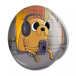 آینه جیبی خندالو طرح جیک وقت ماجراجویی Adventure Time مدل تاشو کد 20847 
