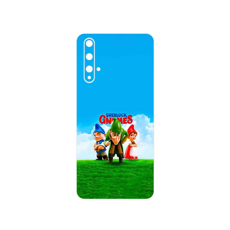برچسب پوششی ماهوت مدل Sherlock Gnomes مناسب برای گوشی موبایل هوآوی Nova 5T