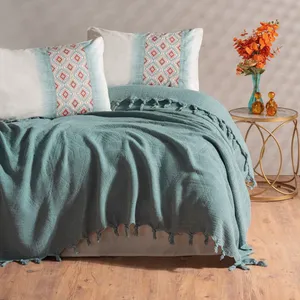 سرویس روتختی کاتن باکس مدل Jakrali Papina Mint دو نفره 4 تکه