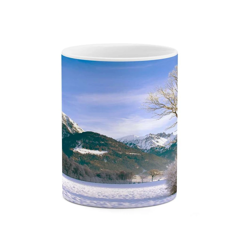 ماگ کاکتی مدل منظره برفی کد mgh14919