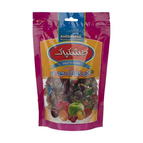  تافی لواشک خشکپاک با طعم چند میوه - 250 گرم