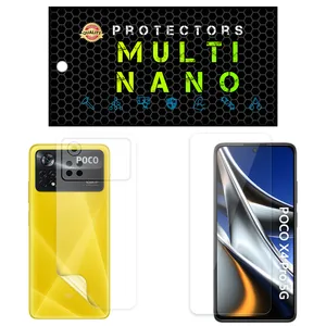 Multi Nano X-SFT Screen Protector For Xiaomi Poco X4 Pro 5G with back skin