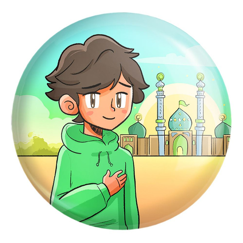 پیکسل خندالو طرح نیمه شعبان کودکانه کد 25524 مدل بزرگ