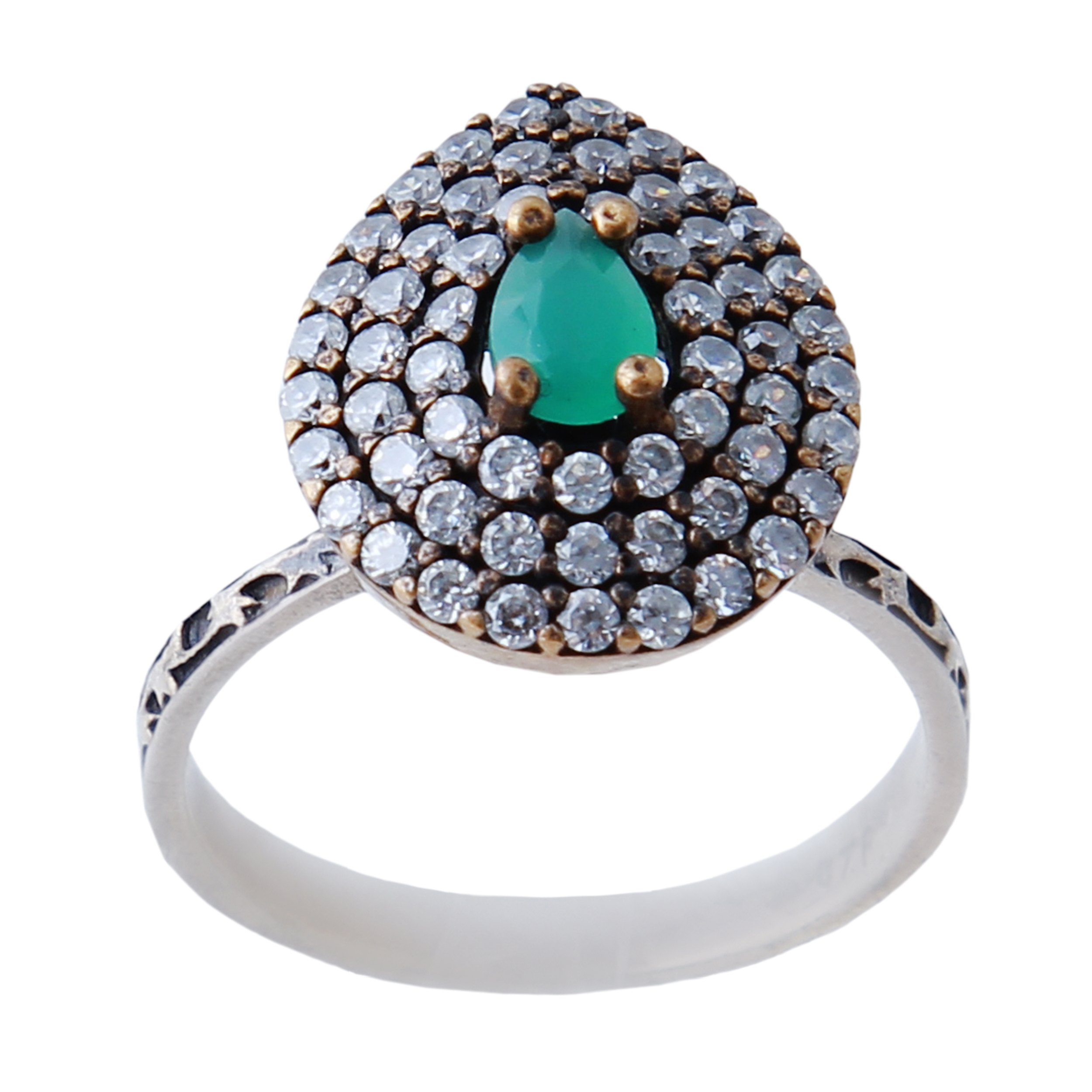    انگشتر نقره زنانه بازرگانی میلادی کد  AW_402