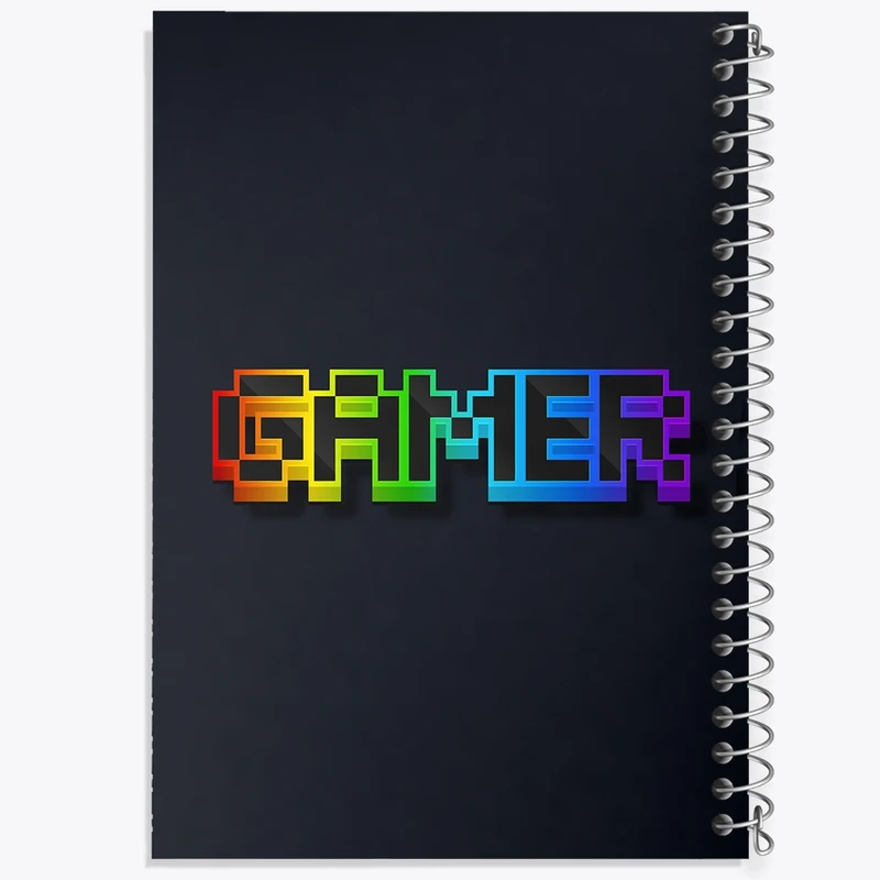 دفتر مشق 100 برگ خندالو طرح گیمر کد F2346