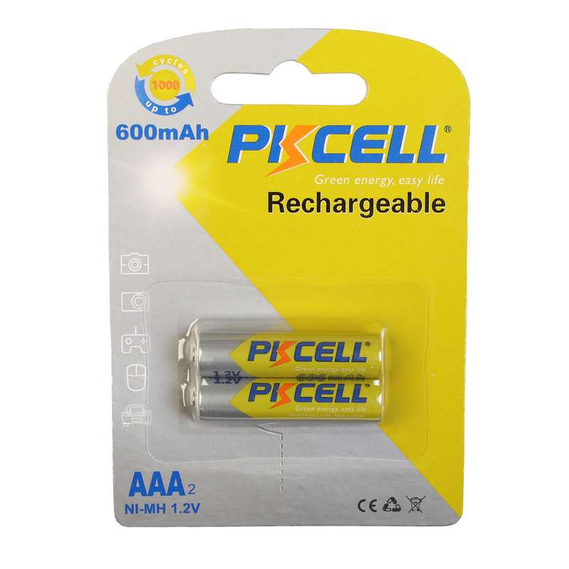 باتری نیم قلمی قابل شارژ پیکسل مدل Green Energy 600 بسته 2 عددی باتری نیم قلمی قابل شارژ پیکسل مدل Green Energy 600 بسته 2 عددی