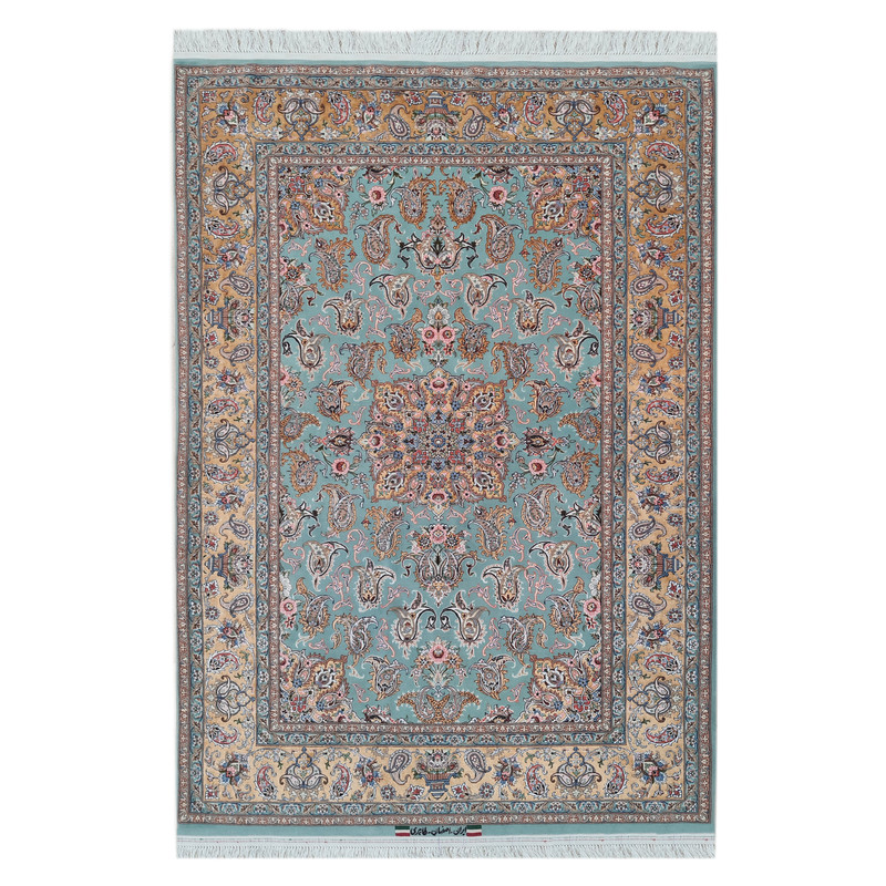 فرش دستبافت دو نیم متری طاهری مدل اصفهان کد 1296