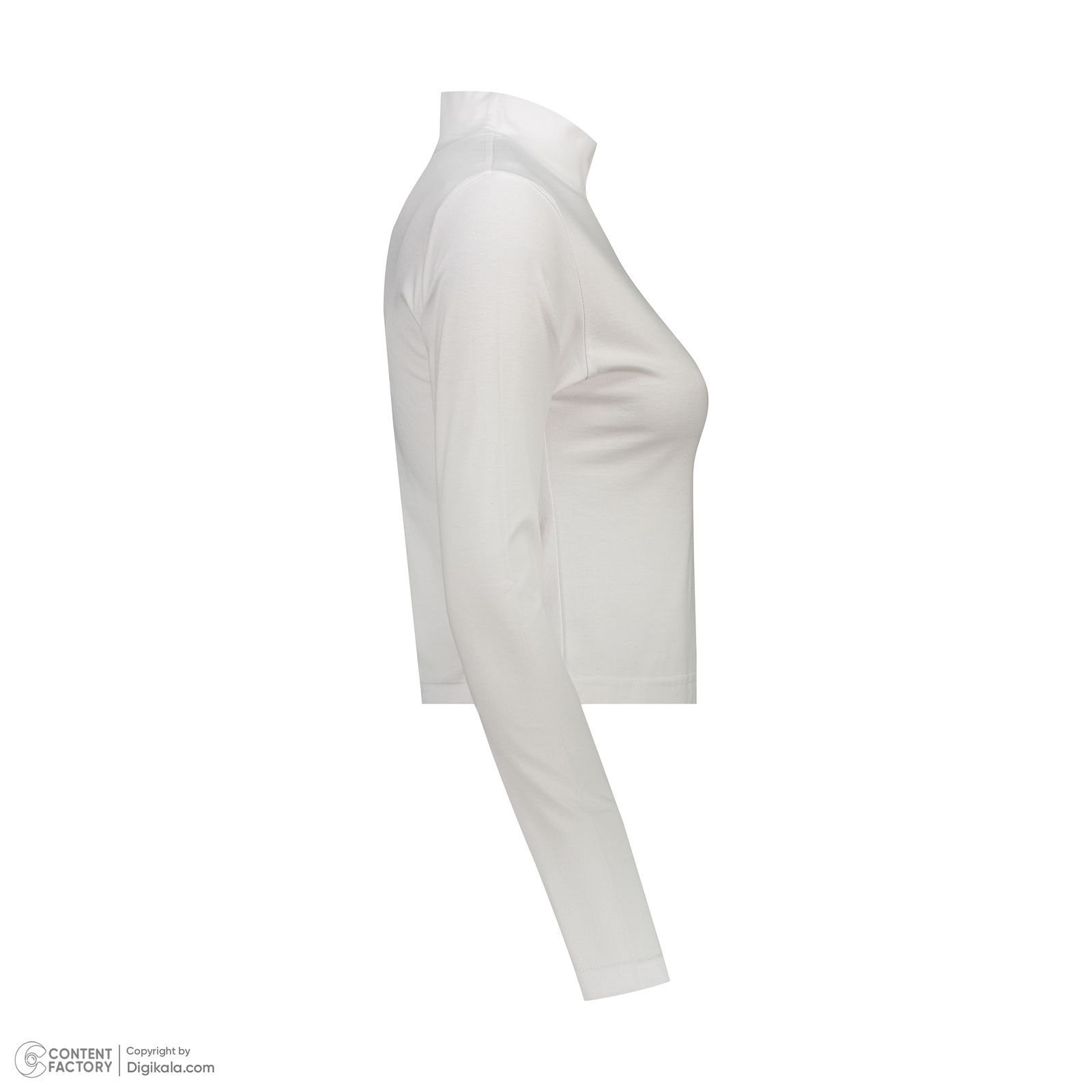 کراپ تیشرت آستین بلند زنانه کانتکس مدل 205 - - 3