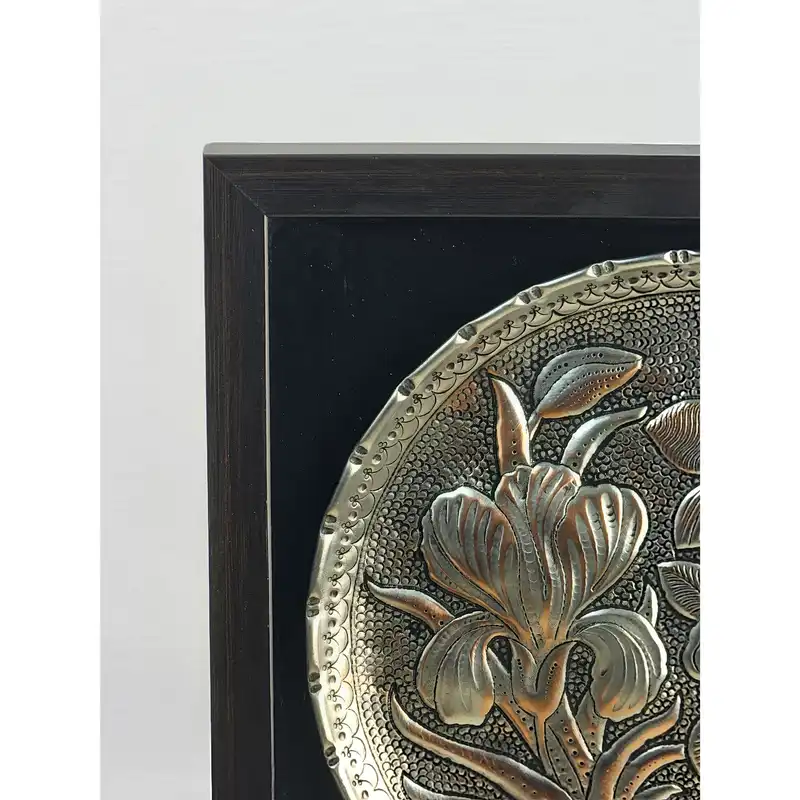 تایلو قلمزنی مدل گل و مرغ کد 5504