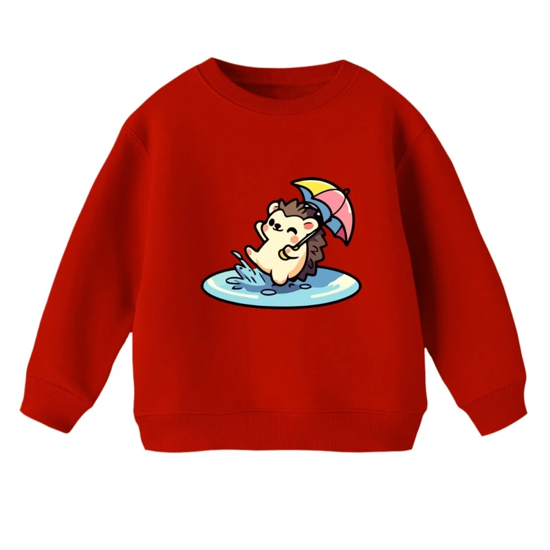 سویشرت بچگانه مدل جوجه تیغی و چتر