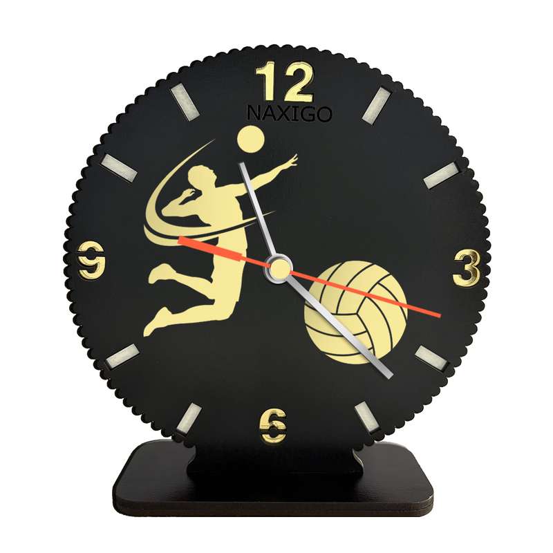 ساعت رومیزی ناکسیگو مدل والیبال کد MS16328